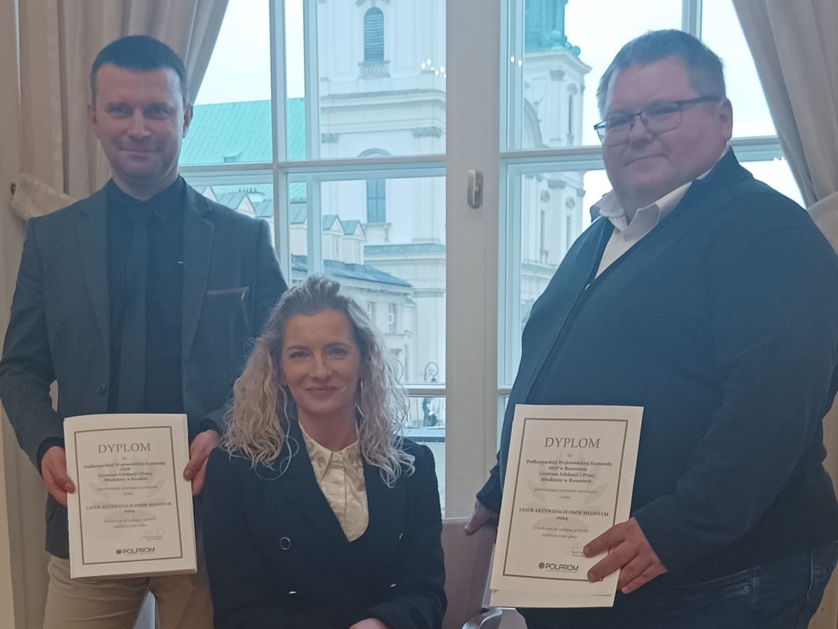 PODKARPACKA WK OHP WŚRÓD LIDERÓW AKTYWIZACJI OSÓB MŁODYCH 2024 3