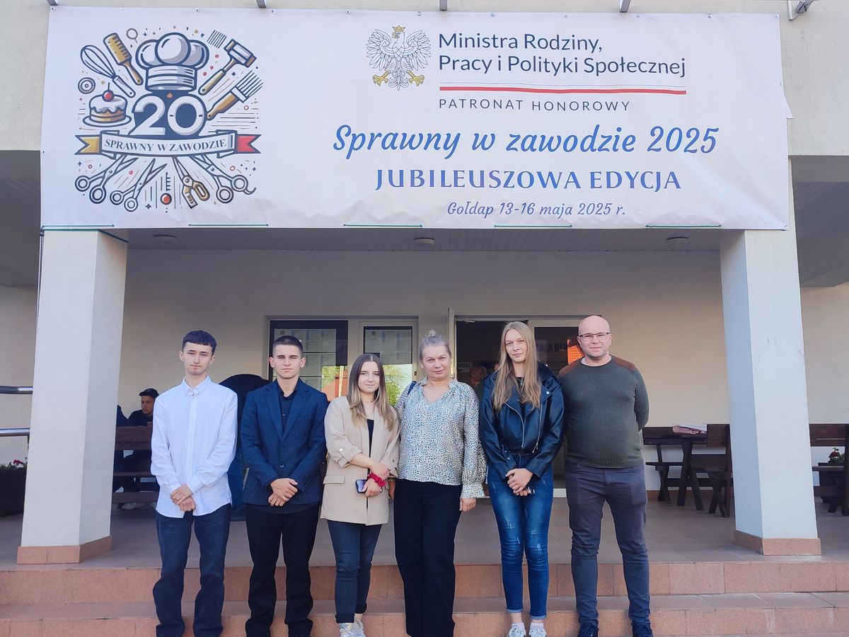 Ogólnopolski Konkurs Sprawny w Zawodzie 2025 w Gołdapi sprawdzian umiejętności i profesjonalizmu 1