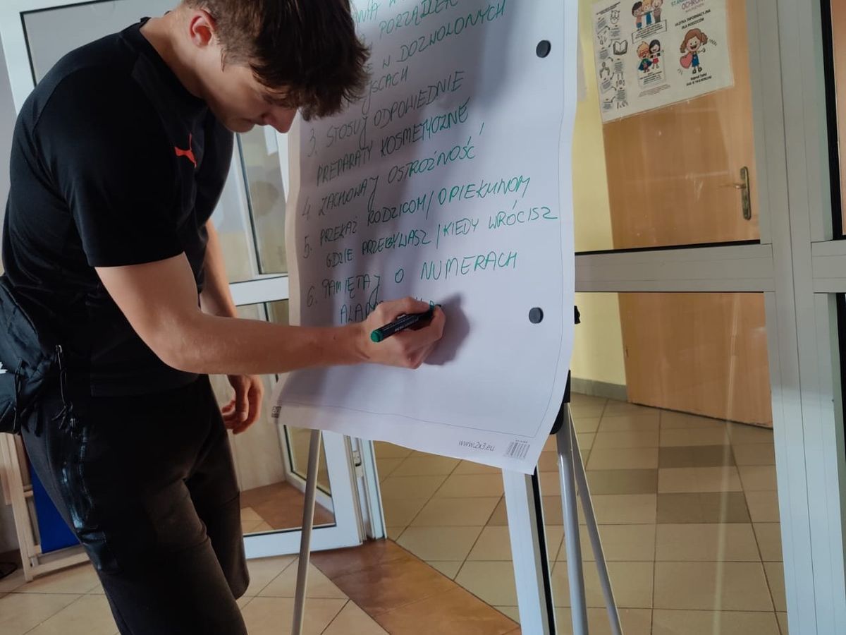Najważniejsze zasady dotyczące bezpieczeństwa podczas wakacji zajęcia warsztatowe w OSiW w Iwoniczu 3
