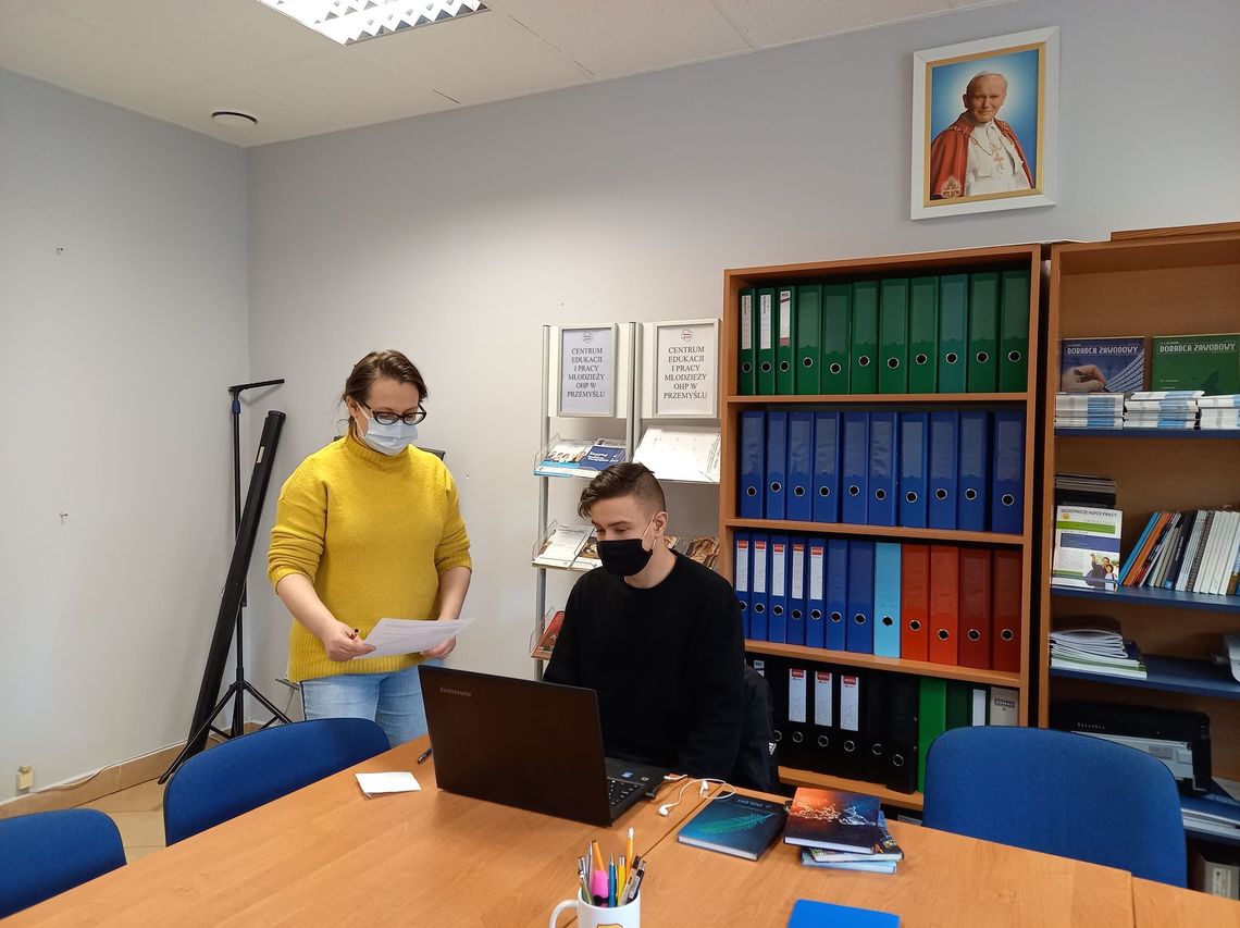 SPOTKANIE Z UCZNIAMI W CENTRUM EDUKACJI I PRACY MŁODZIEŻY W PRZEMYŚLU