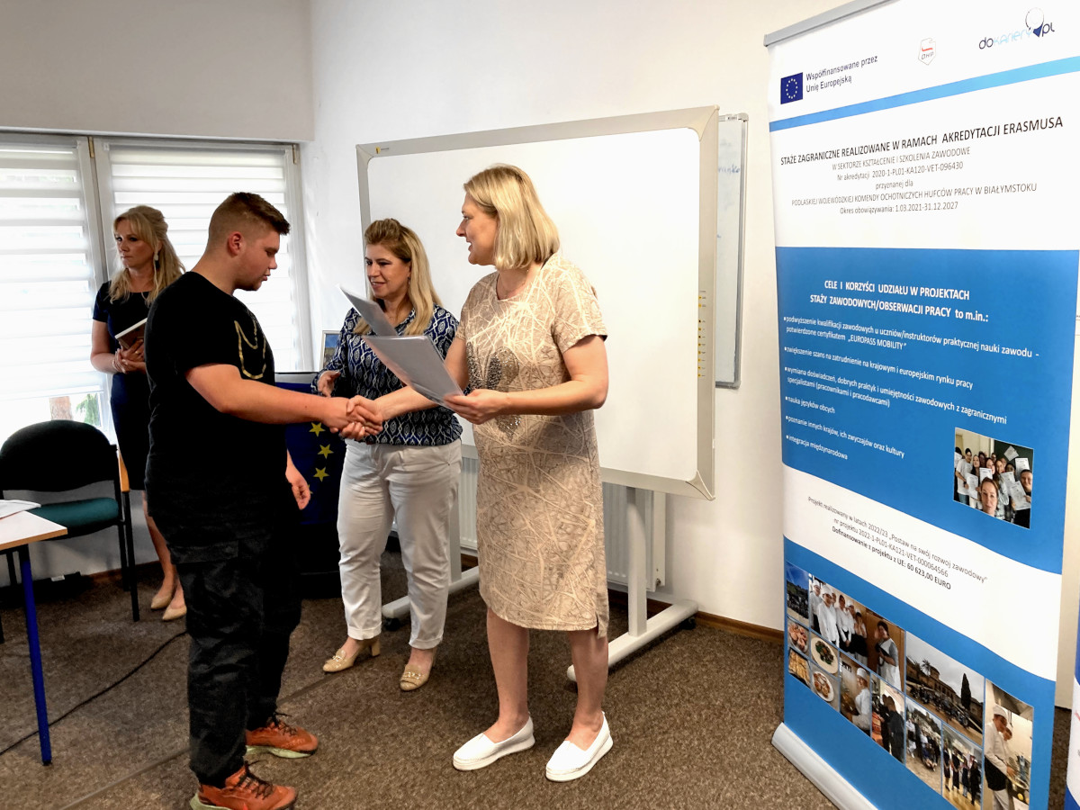 Łomża: Podsumowanie projektu "Postaw na swój rozwój zawodowy"